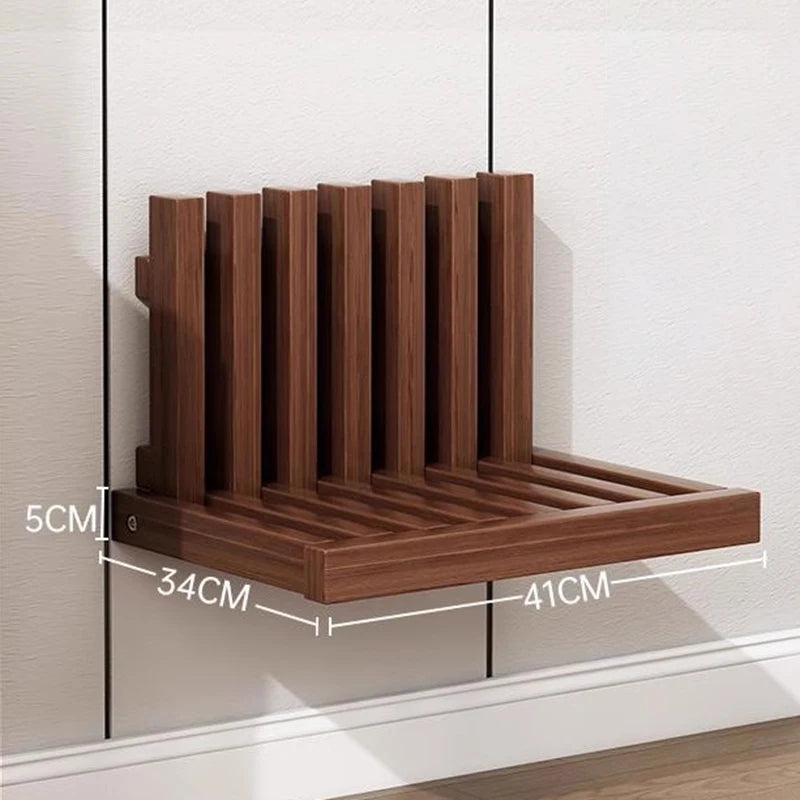 Wall Nightstands Modern Wooden Night Table Folding Floating Bedside Tables Aesthetic Elegant Side Table Space Saving Furniture