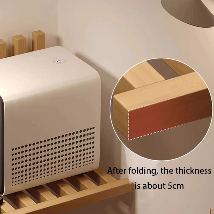 Wall Nightstands Modern Wooden Night Table Folding Floating Bedside Tables Aesthetic Elegant Side Table Space Saving Furniture