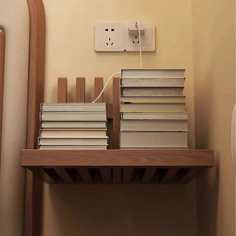 Wall Nightstands Modern Wooden Night Table Folding Floating Bedside Tables Aesthetic Elegant Side Table Space Saving Furniture