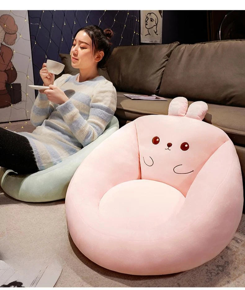 Cute Cushion Cartoon Soft and Comfortable Thick Dormitory Office Bedroom Tatami Mat Non Slip Cushion Integrated Pillow Cushion