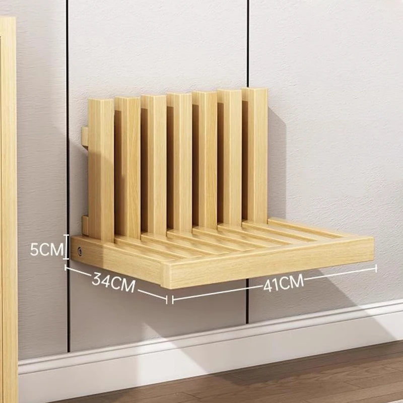 Wall Nightstands Modern Wooden Night Table Folding Floating Bedside Tables Aesthetic Elegant Side Table Space Saving Furniture