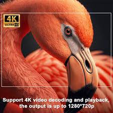 4K ULTRA HD PROJECTOR WITH REMOTE