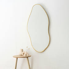 MHome Vanity Decorative Wall Mirror – Vintage Rustic Antique Gold Frame
